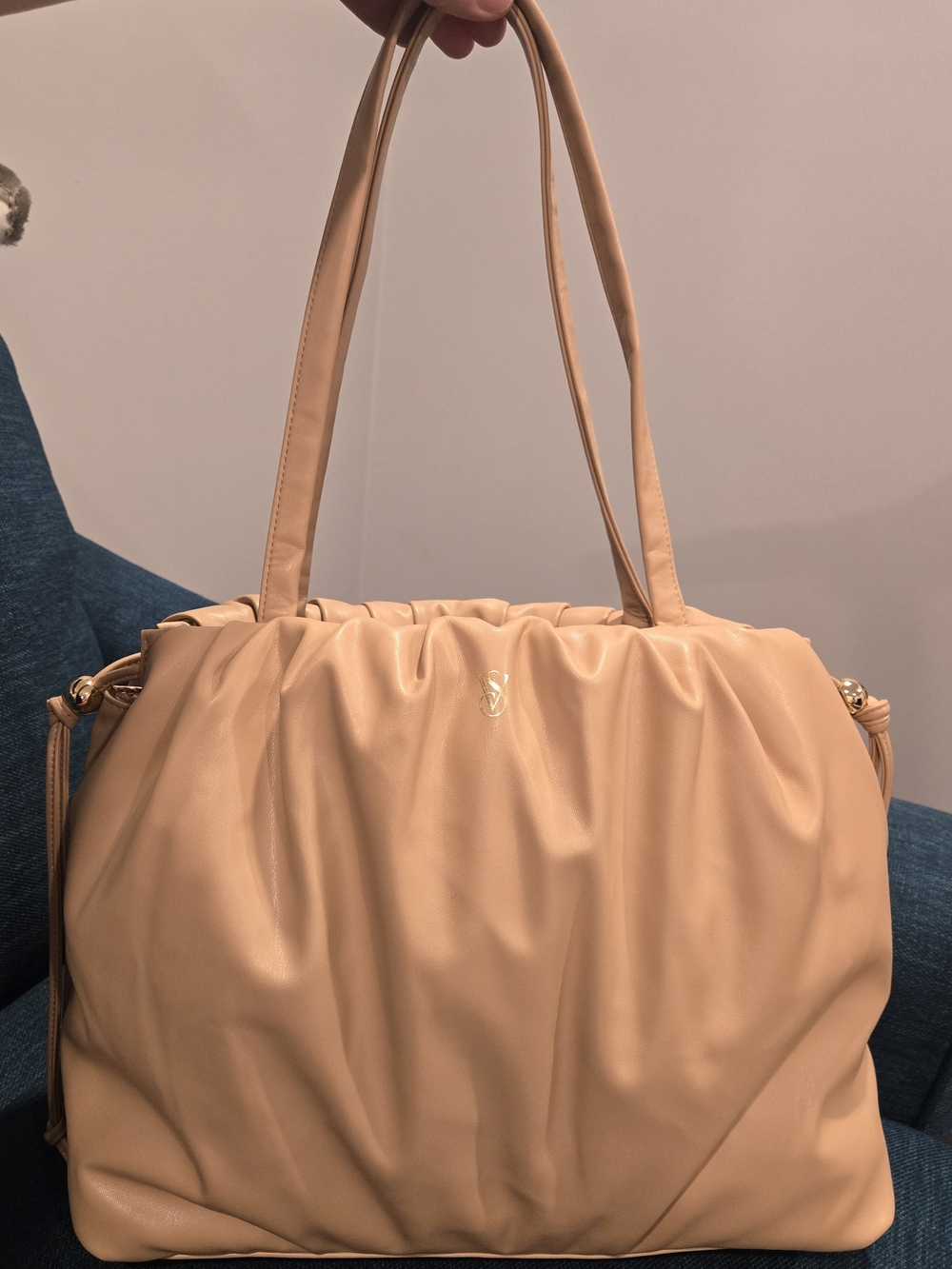 Victoria's Secret Women's Tan Shoulder Tote Bag